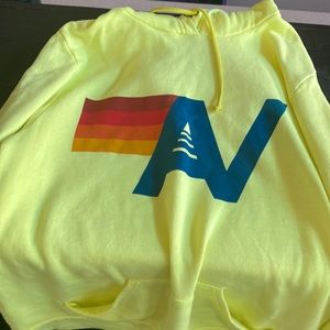 Yellow aviation nation sweatshirt